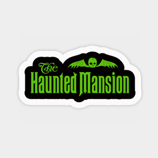 HAUNTED MANSION Logo - Green Sticker